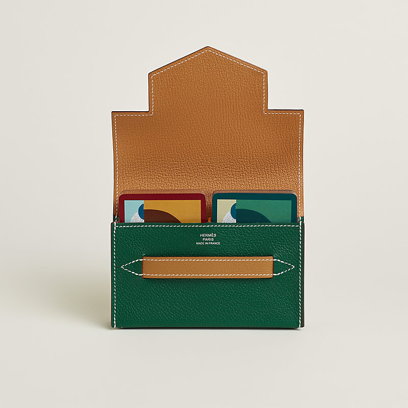 カードケース 《ロード・ポケット》 ポーカー - グリーン | Hermès